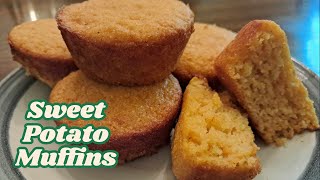 Sweet Potato Cornbread Muffins