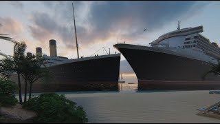 RMS Titanic & Queen Mary 2