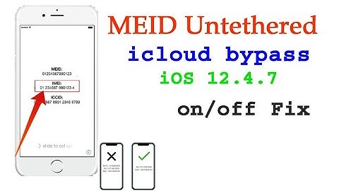 MEID Untethered icloud bypass iOS 12.4.7  All error Fixed cheapest
