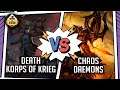 Death Korps of Krieg vs Chaos Daemons I Репорт | 2000 pts I Warhammer 40000