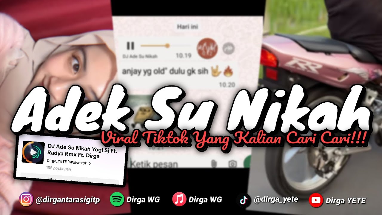 DJ ADEK SU NIKAH SOUND FYP VIRAL TIKTOK TREND OKTOBER O NYA APA YANG KALIAN CARI