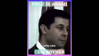 Ünlü İşadamı, Cem Boyner! Anlamlı Konuşması! Ne Zamanki ?