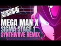 Mega man x  sigma stage 1 synthwave remix