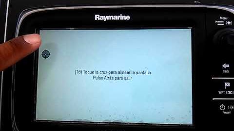 Raymarine e7 display touch screen not working properly
