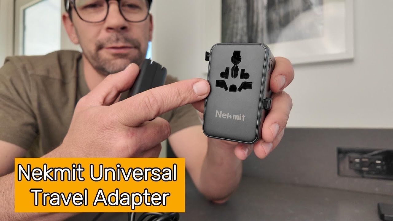 Nekmit Universal Travel Adapter Demo and Review