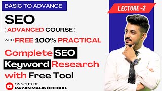 Lec- 2 | Keyword Research Tutorial 2026 (FREE Method) Free Tool — Rank Fast in 24 Hours!