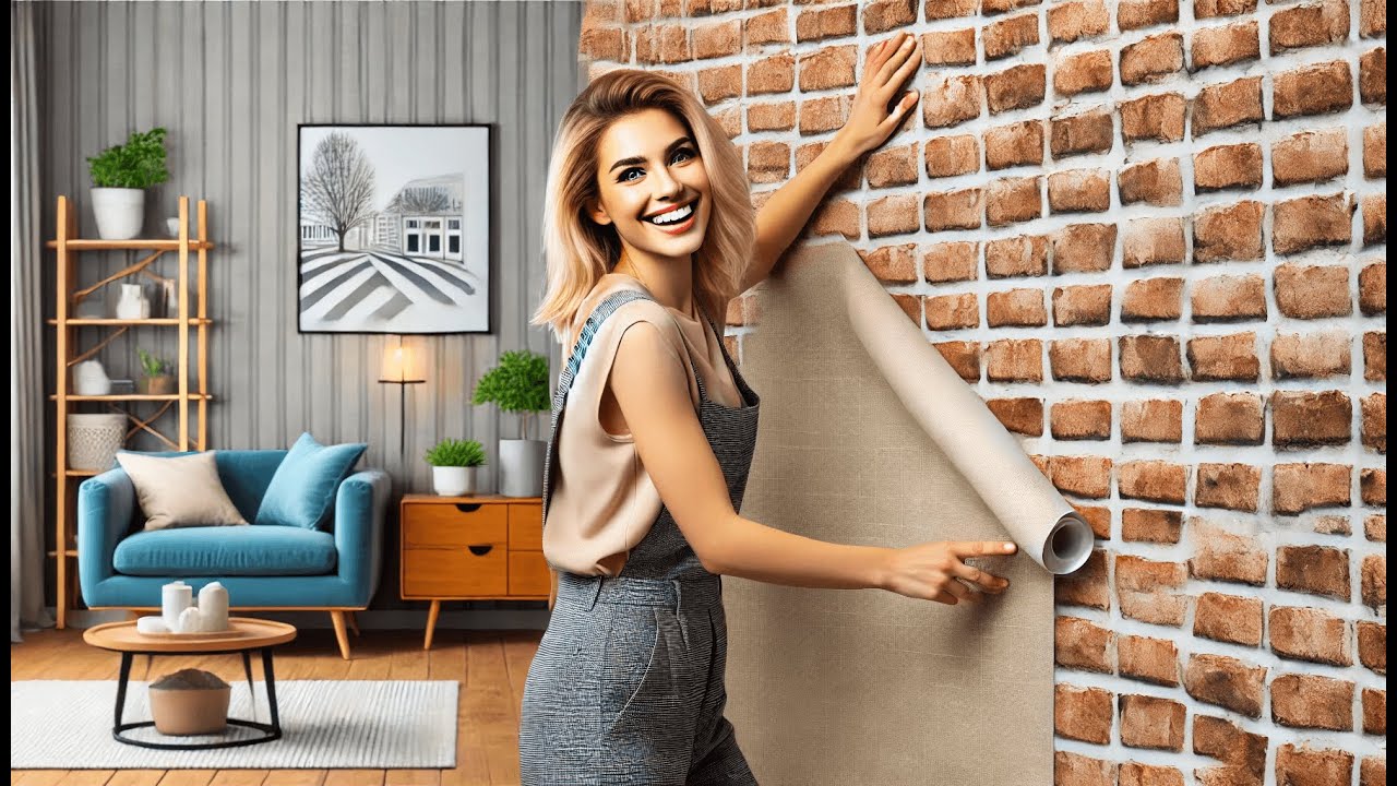 🧱 Abyssaly Red Brick Wallpaper Peel and Stick | Best Brick Wallpaper ...