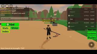 Roblox-Part 3 of:🗡️Sword Simulator 2⚔️(👑LAST UPDATE💎)I reached 2.7Qd+ Power!(Read chatlogs on video)