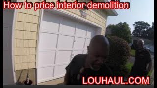 How to price interior demo