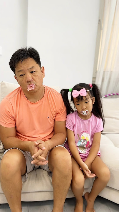 My dad wants a pacifier 🥴😂 LeoNata family #shorts