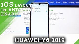 How to Get Apple Menu in Android on Huawei Y6 2019 - Download & Install iOS Launcher screenshot 5