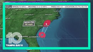 Tracking Isaias: Storm forecast to become hurricane again as it heads away from Florida