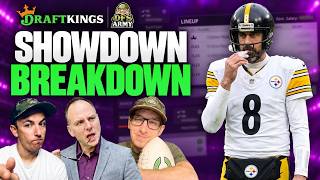 Steelers vs. Browns Showdown Breakdown | Thursday Night Football DraftKings and FanDuel DFS Plays