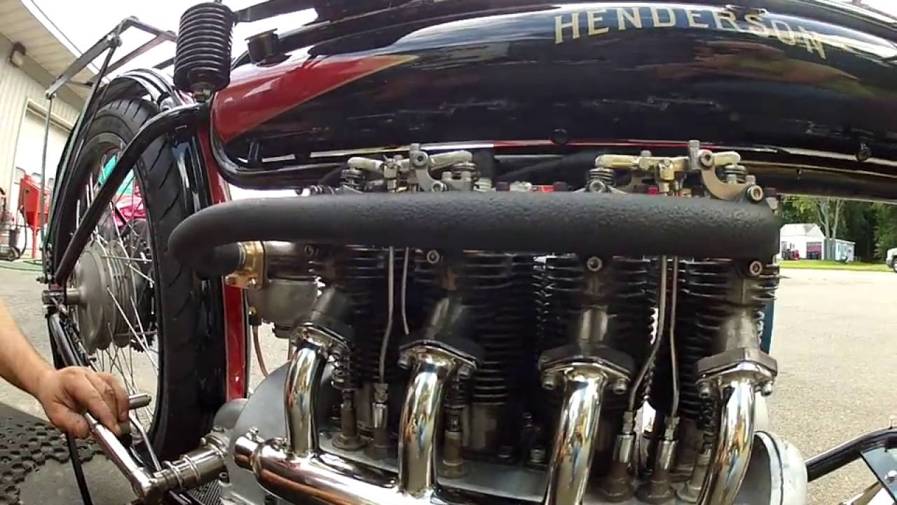 Shappy's 1912 Henderson 4 (bike #64 in the 2016 Cannonball race)