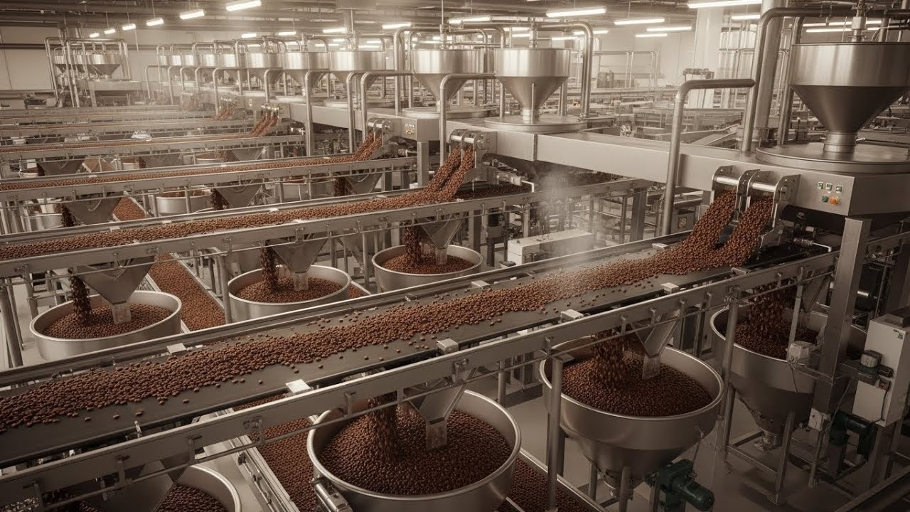 Inside Starbucks’ Coffee Factory: How Premium Beans Power a $36 Billion Café Empire (Full Process).