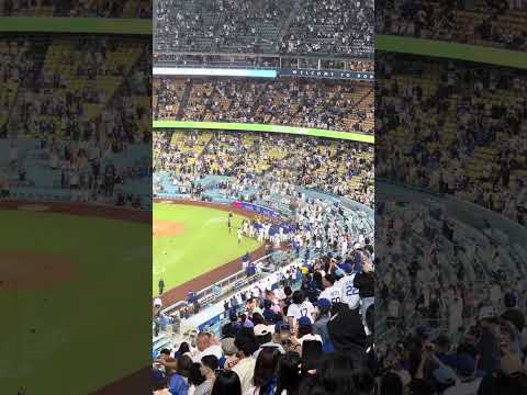 LA Dodgers Vs SD Padres Bench Clearing