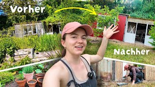 Mein Gartenhaus bekommt ein Makeover 🏡✨ Kleingarten Vlog | Teil 4