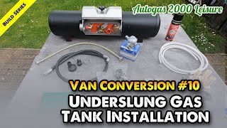 Installing 25L underslung gas tank on Citroen Relay / Boxer / Ducato / Promaster