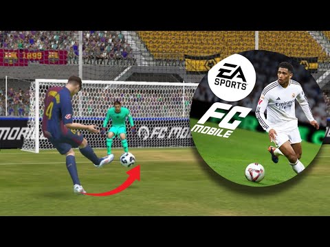 ¿Como hacer un gol con CURVA en FC MOBILE? - Usa todos los tiros 🤓