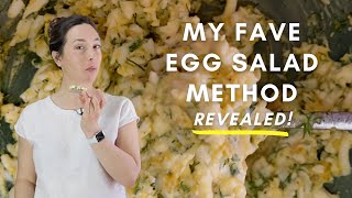The Best Egg Salad Method for Fluffy, Light Egg Salad. Less Mayo and Less Chopping! screenshot 5