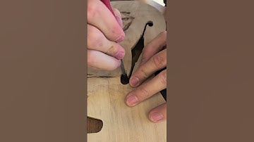 Thinline Tele Build - Fine Tuning the F-Hole Shape