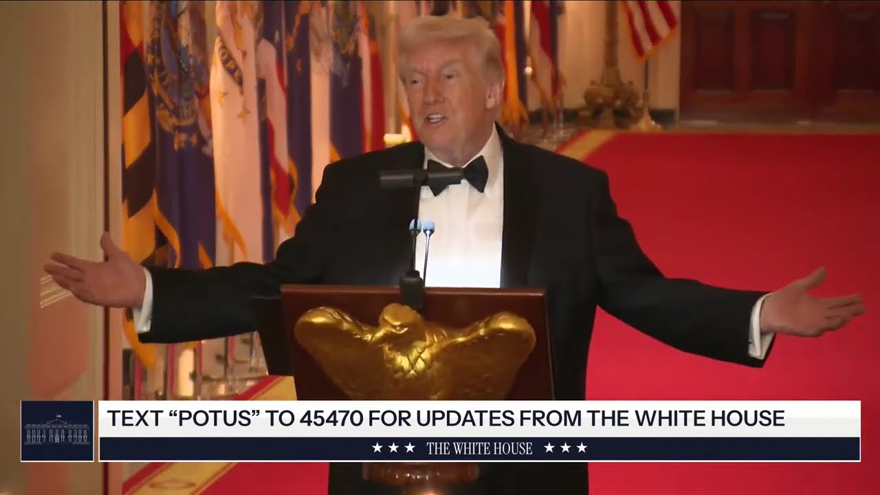 The President and First Lady Participate in a Governors Dinner