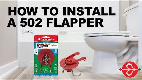 How to Replace a Toilet Flapper - Fix Running Toilet & Weak Toilet Flush by Fluidmaster