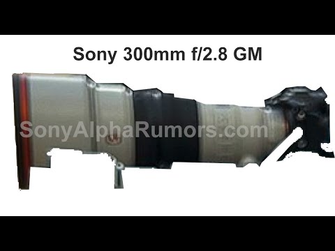 First leaked image of the new Sony 300mm f/2.8 GM super lens!
