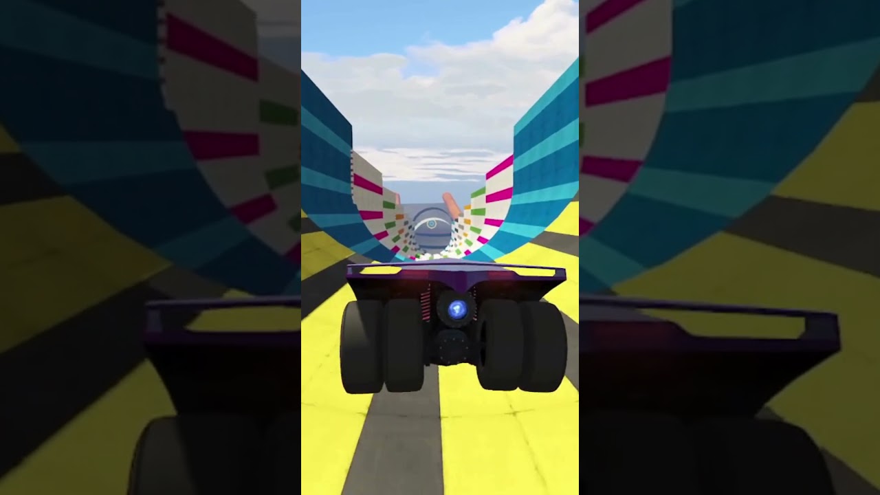 GTA V Mega Ramp Car Stunt #gta5 #gta6 #megaramp #viral #shortvideo #feedshorts #gaming  #stunt