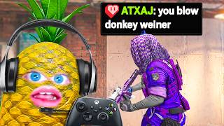 I 1v1'd My TOXIC Viewers But on Controller...