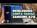 CONTA GOOGLE FRP SAMSUNG A21s (A217M) ANDROID 13 OCTOPLUS