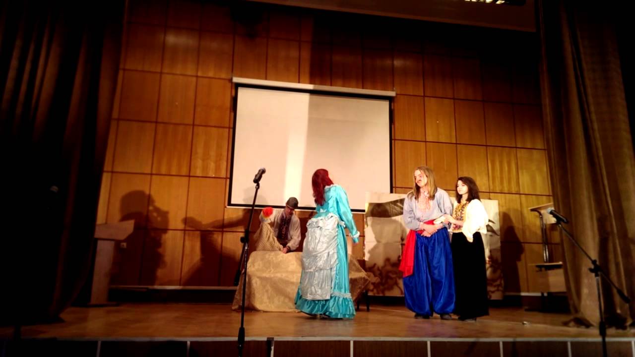 Спектакль "За двумя зайцами" - YouTube