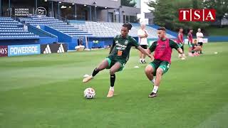 Algeria national team: first training session in Kansas City