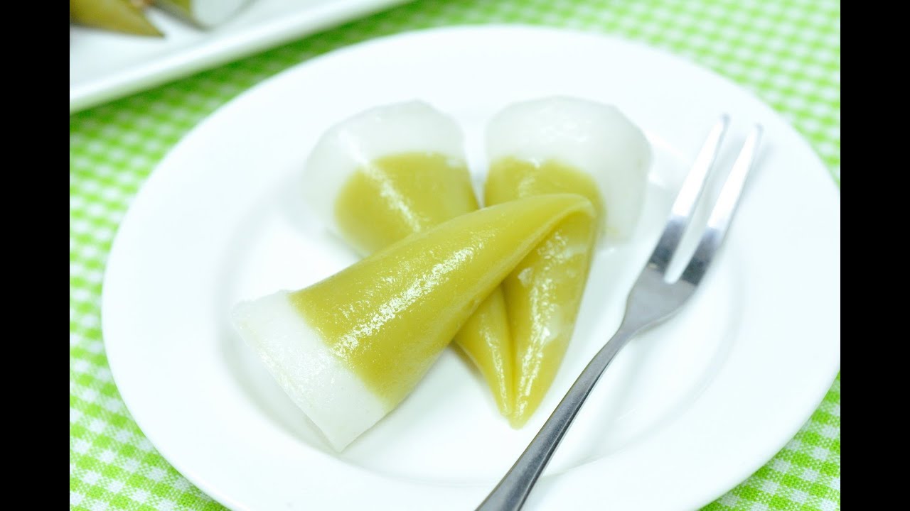 Thai Steamed Cone Cake (Thai Dessert) – Kanom Kuy ขนมกรวย