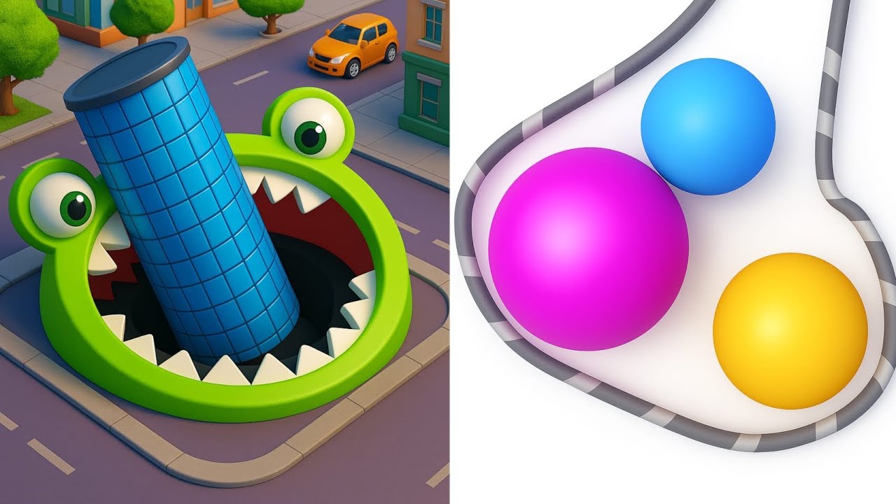 🕳️🪢🔥 Hole.io x Rope and Ball – Swing, Drop, and Swallow Everything! 😱💥