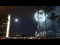 7th of July Fireworks 2017 in Hilton Hawaiian Village