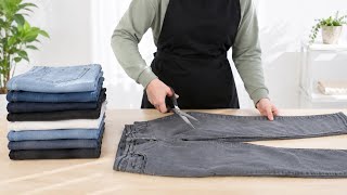 DON'T THROW AWAY YOUR OLD AND TORN JEANS, LOOK WHAT I MADE FROM THEM!