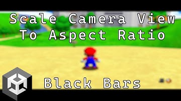 Unity Hoe u de cameraweergave kunt vergrendelen op een beeldverhouding en zwarte balken kunt toev...