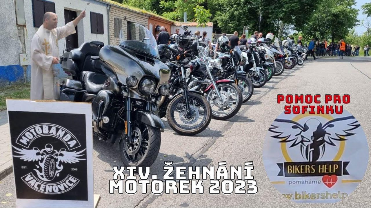 [4K video] Moto sraz. XIV. Žehnání motorek Vacenovice 2023