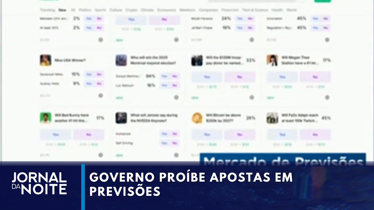Apostas em previsões: veto do governo