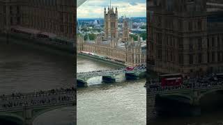 🇬🇧 View on Big Ben from London Eye #london #bigben #uk #travel #shorts