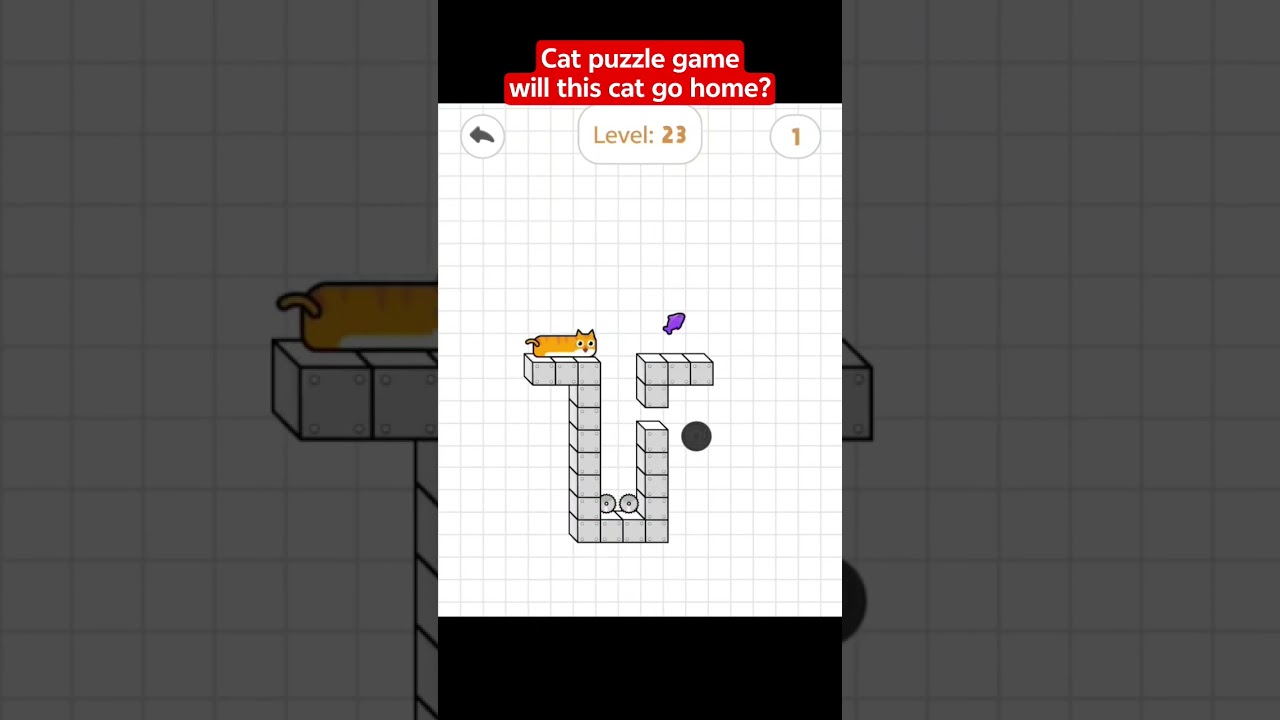 Cat puzzle game (magic fish mode level 23) 