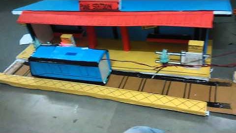 automatic metro train using avr micro-controller