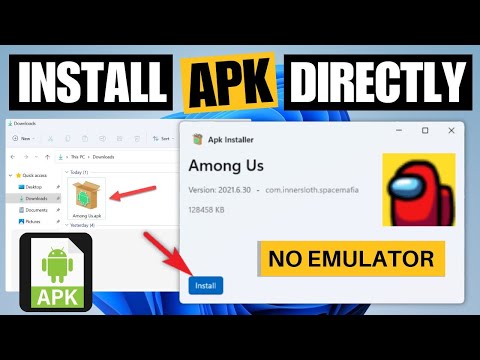 Direct Install APK on Windows 10/11 Without Emulator 2026 Method