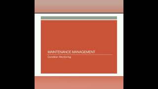 Reliability Centre Maintenance (RCM)