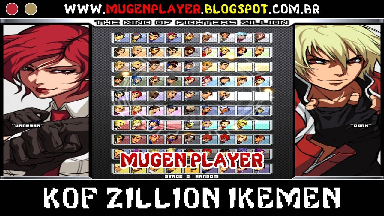 KOF ZILLION ONLINE EDITION MUGEN [IKEMEN] - YouTube
