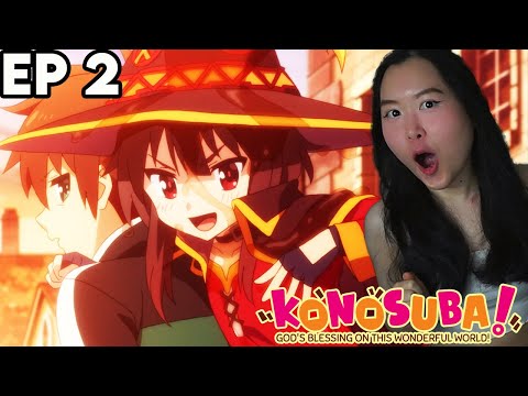 💥MEGUMIN & DARKNESS🖤 Konosuba Episode 2 REACTION + REVIEW (SEASON 1)