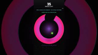 Ball vs 100 Rings — NEON CHROMA Escape #Shorts