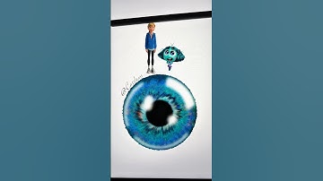 Riley x Envy Eye| #insideout #insideout2 #art #coloring #mix #digitalart #procreate #shorts