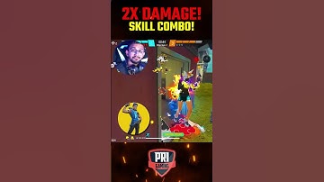 THE BROKEN TOXIC 2X DAMAGE CHARACTER SKILL COMBO FOR CS RANK PUSH🔥 #shorts #freefire #trending #new